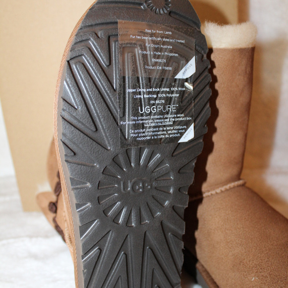 UGG MARIKO BAILEY BOW SUEDE SHORT BOOTS NEW! - Picture 4 of 8